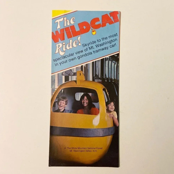 Vintage Lot of 2 New Hampshire Vacation Guide Map and Wildcat Ride Brochures - Picture 10 of 13